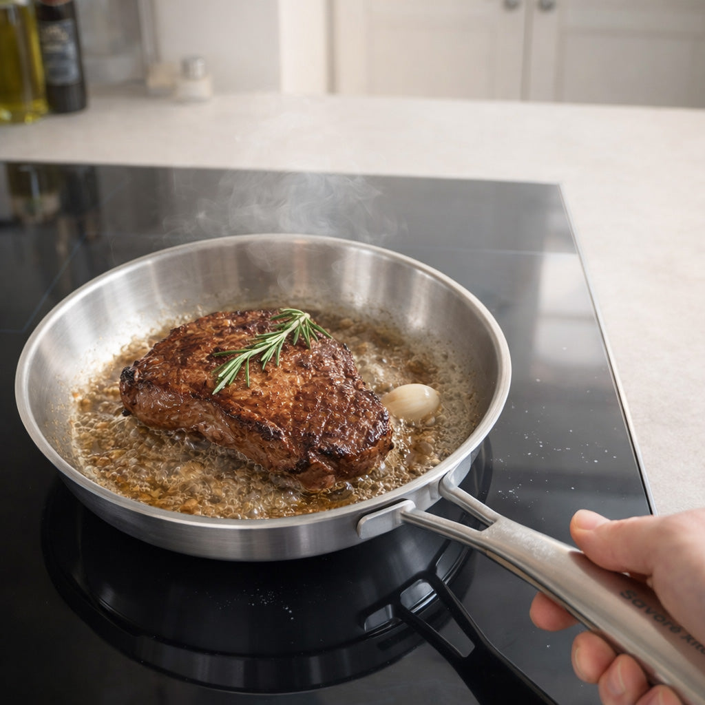 Savoré Keuken 3-laags Koekenpannenset 3-delig (20/24/28 cm)