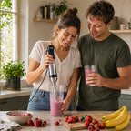 Smoothie maken met Savoré Kitchen staafmixer en maatbeker