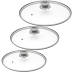 Savoré Kitchen 3-delige glazen dekselset 20, 24 en 28 cm