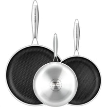 Savoré Kitchen HexaBlock RVS Koekenpannenset 3-delig | PFAS-vrij | Inductie