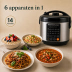 Savoré Kitchen Multicooker 3L met 14 functies — 6 apparaten in één voor risotto, havermout, pasta en soep