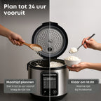 Savoré Kitchen Multicooker 5L – 20 programma’s, perfecte rijst, 24u timer