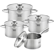 Savoré Kitchen RVS Pannenset 4-delig – Inductie, ovenbestendig (230°C)
