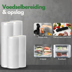 Vacuümrollen voor voedselopslag, meal prep en vershouden