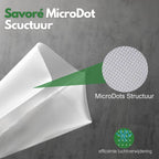 Vacuümzakken met MicroDot microstructuur voor betere luchtverwijdering
